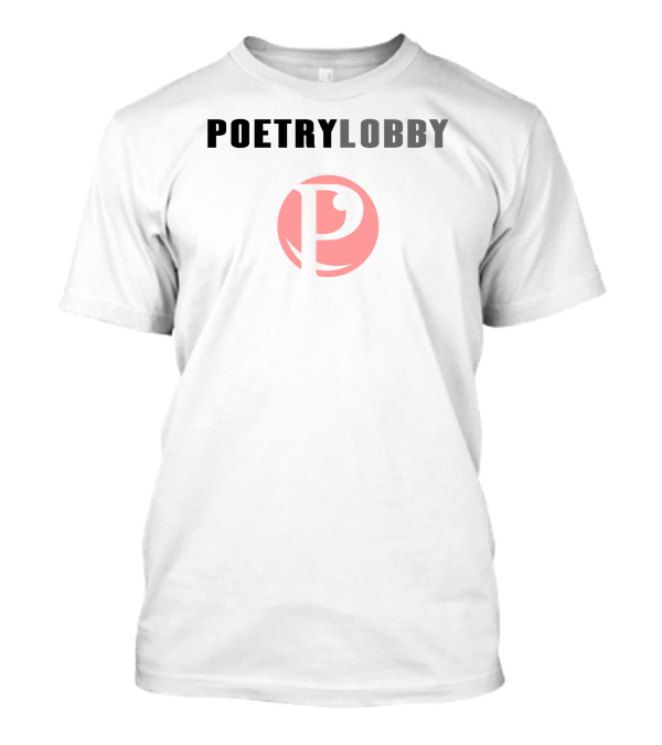 POETRY LOBBY Logo Pink Circle Monogram T-Shirt