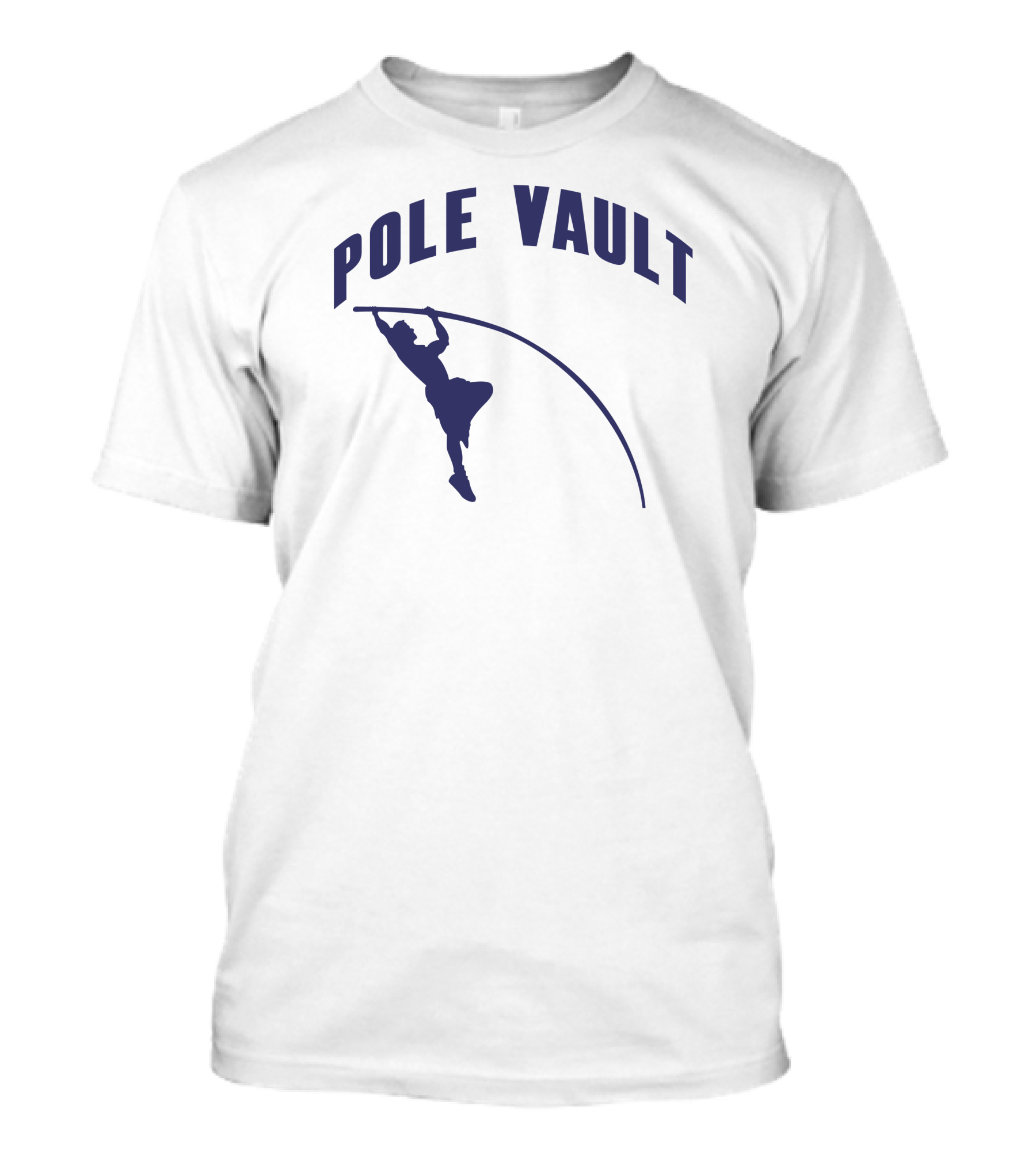Pole Vault Silhouette Sport Action T-Shirt