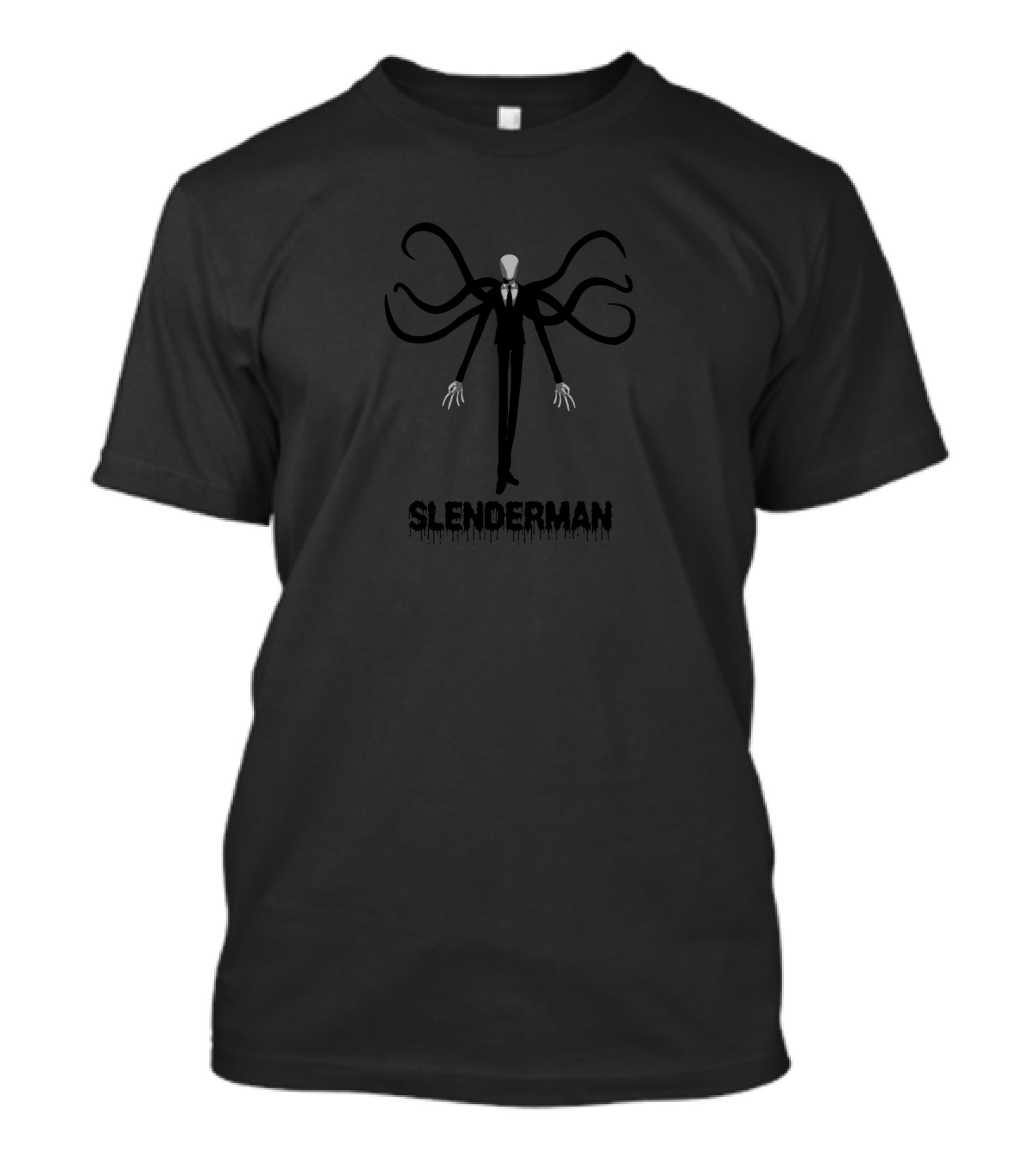 Slenderman Mysterious Figure With Tentacles T-Shirt
