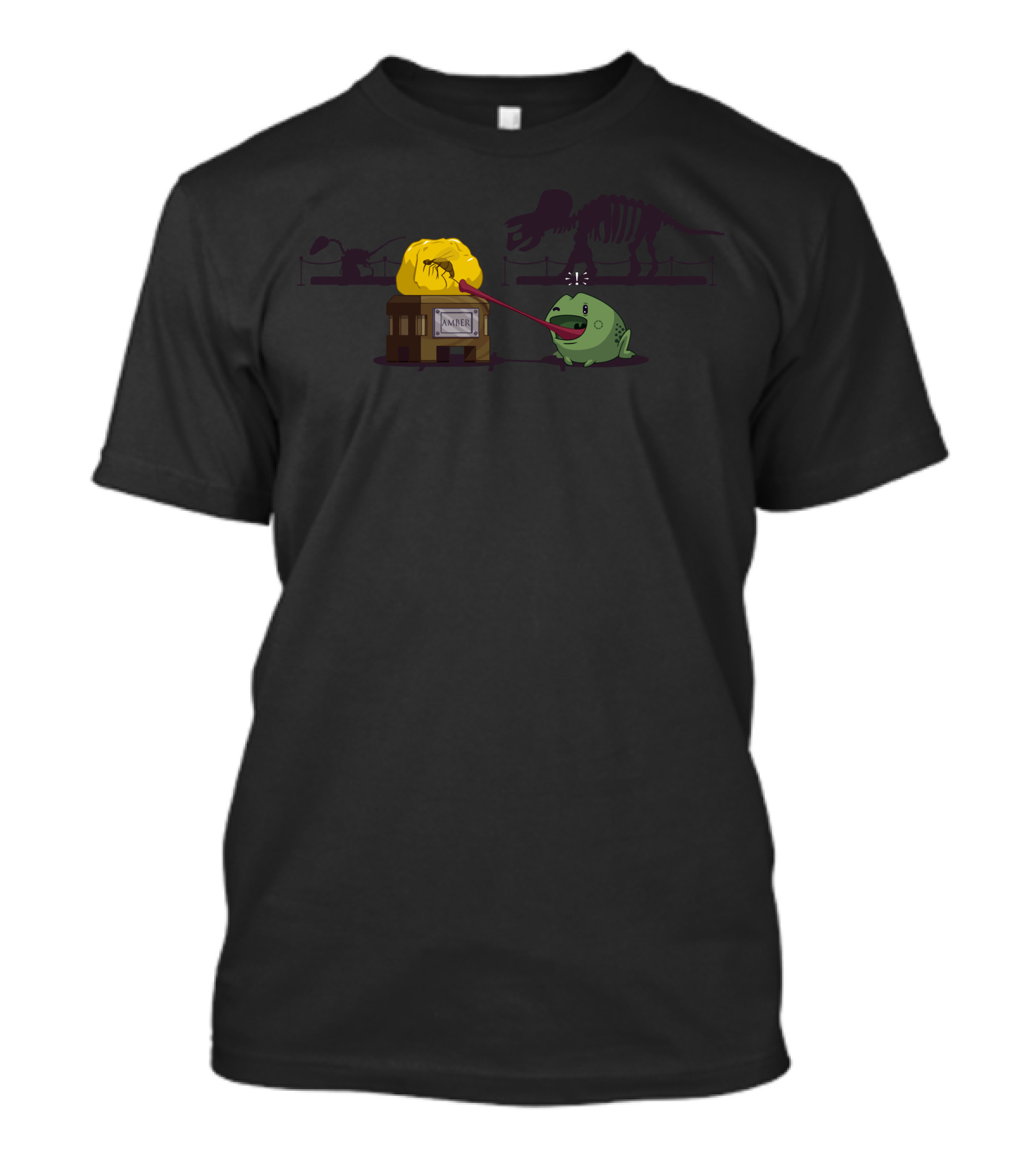 Sorry Frog Museum Encounter Dinosaur Exhibit T-Shirt