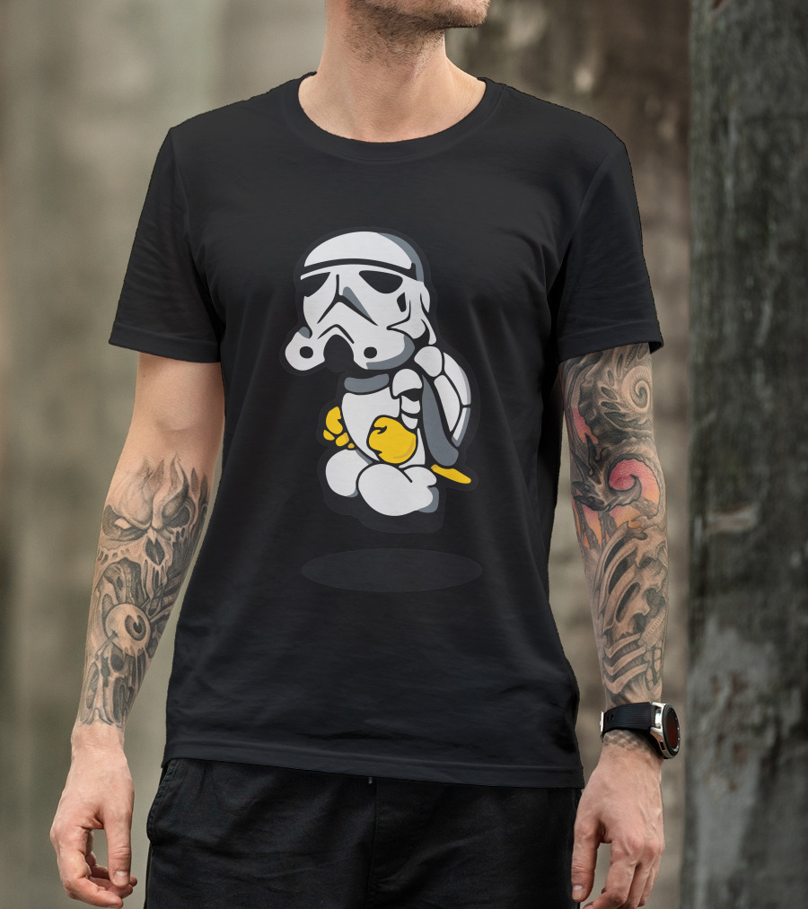 Stormtrooper Koopa Troopa Crossover Character T-Shirt