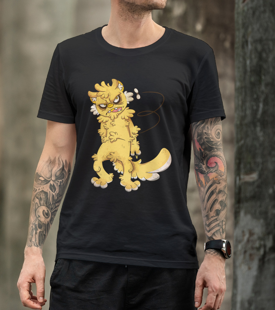 Stupid Fly Annoyed Furry Cartoon Character T-Shirt