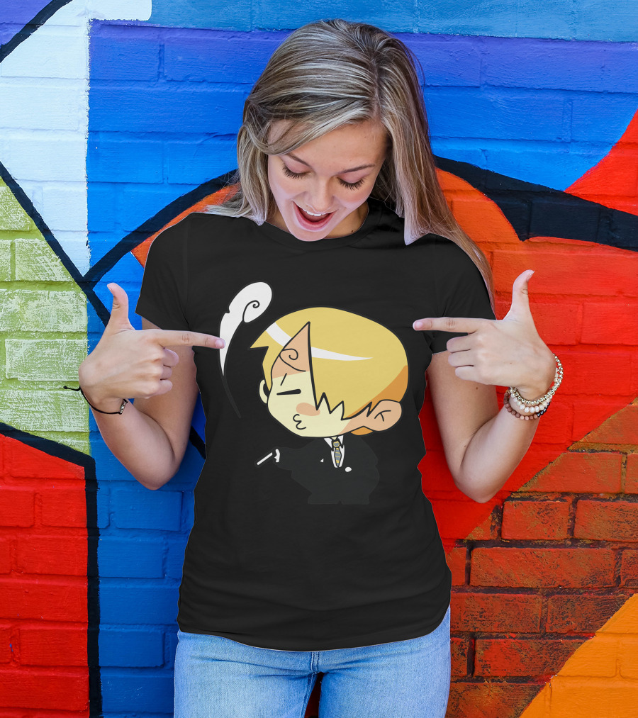 Sanji Smoking One Piece Anime Character T-Shirt