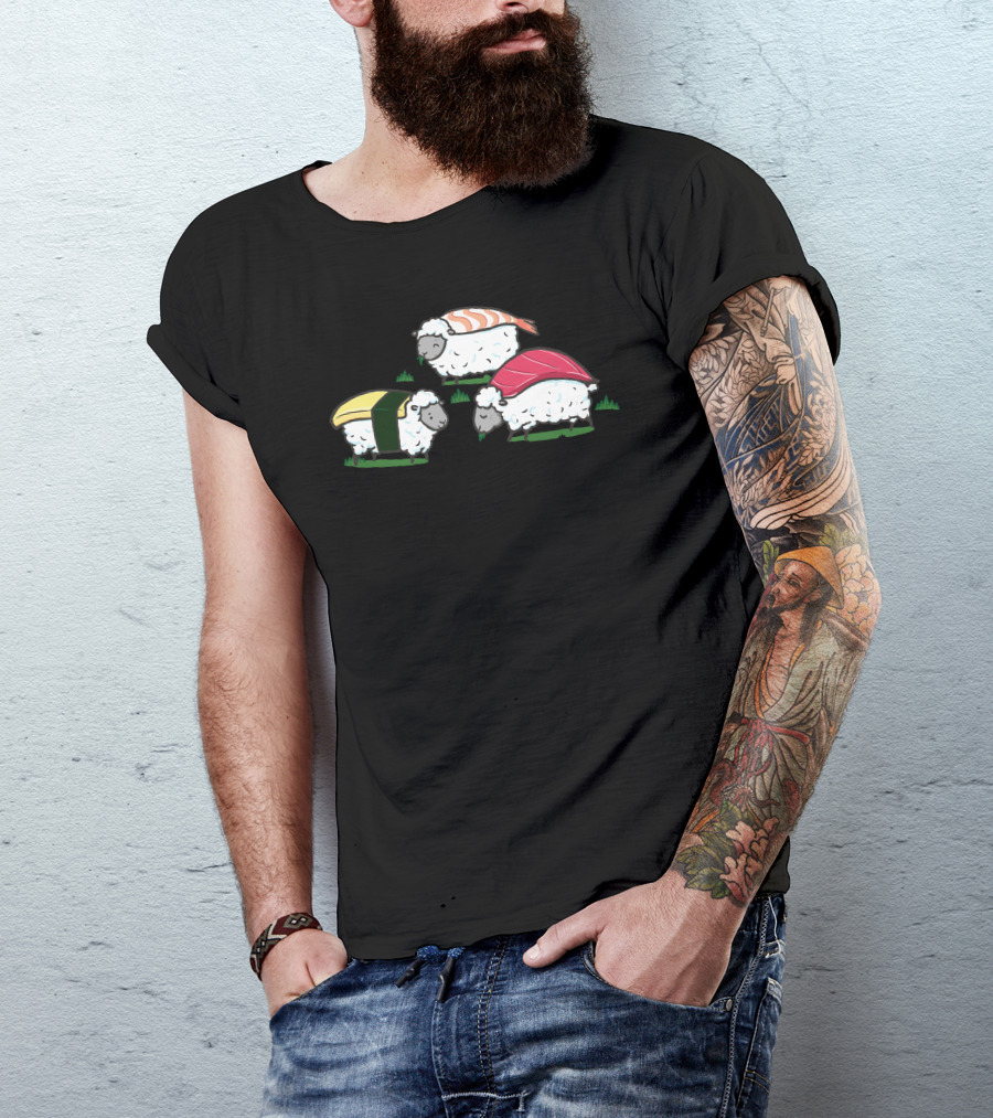 Susheep: Sheep With Sushi Nigiri Toppings T-Shirt
