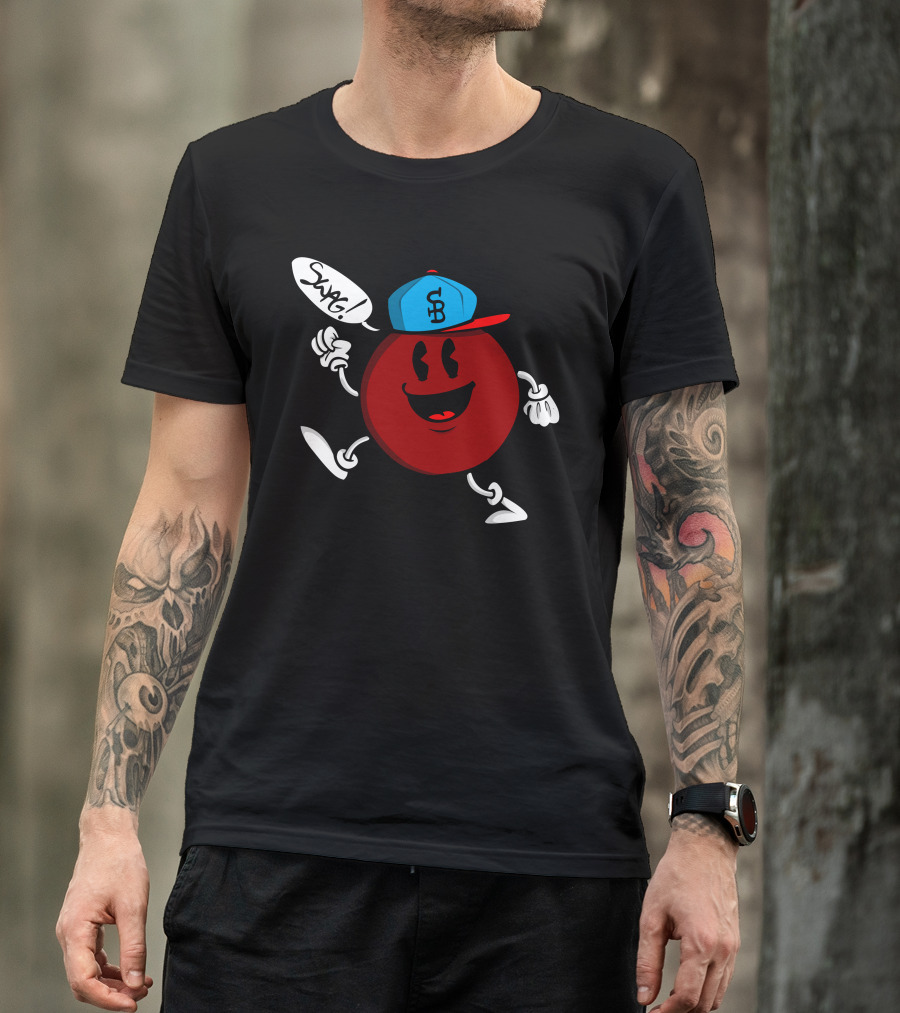 Swagball Be Swaggin SB Swag Cartoon Character Hat T-Shirt