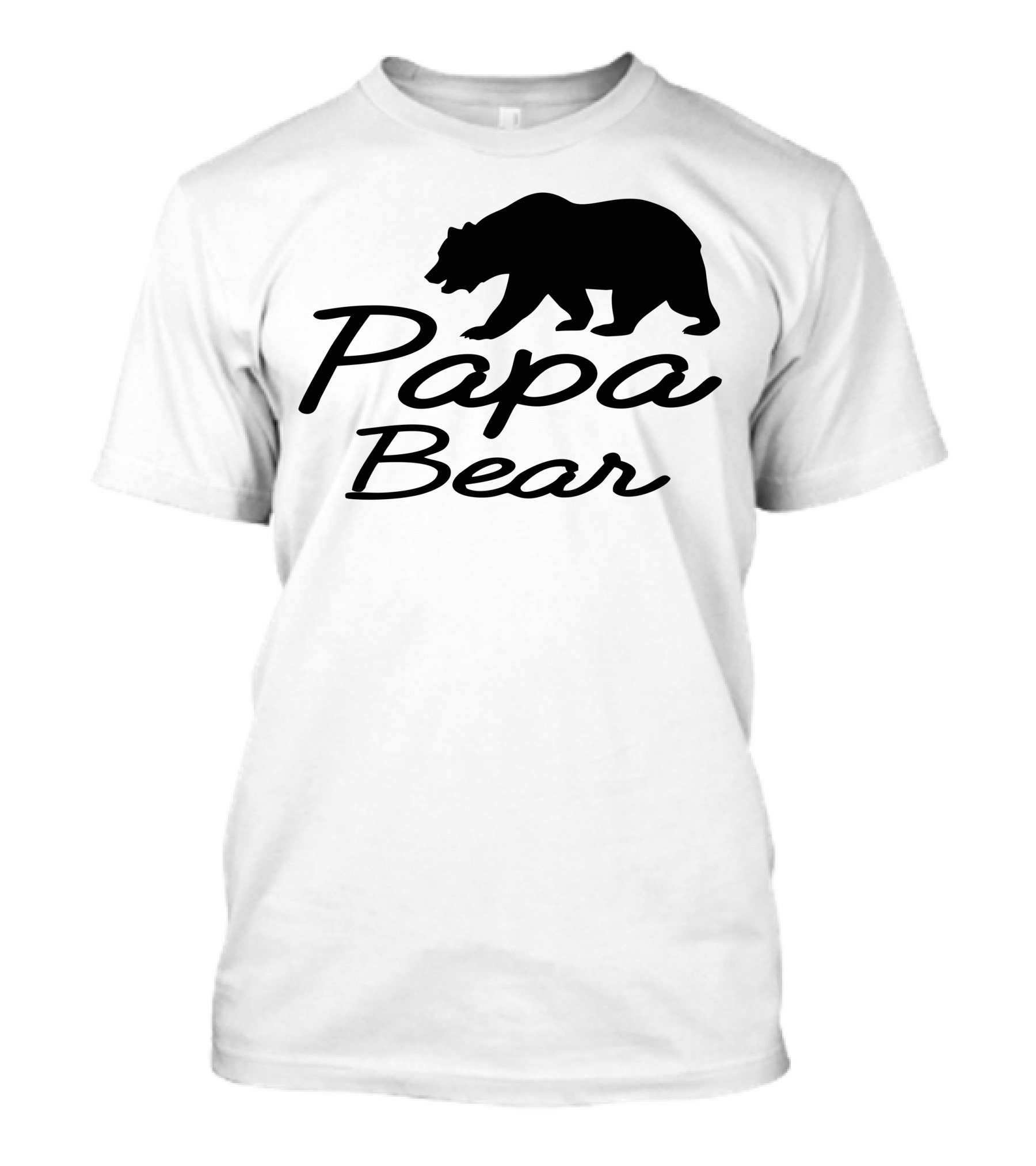 Papa Bear With Bear T-Shirt