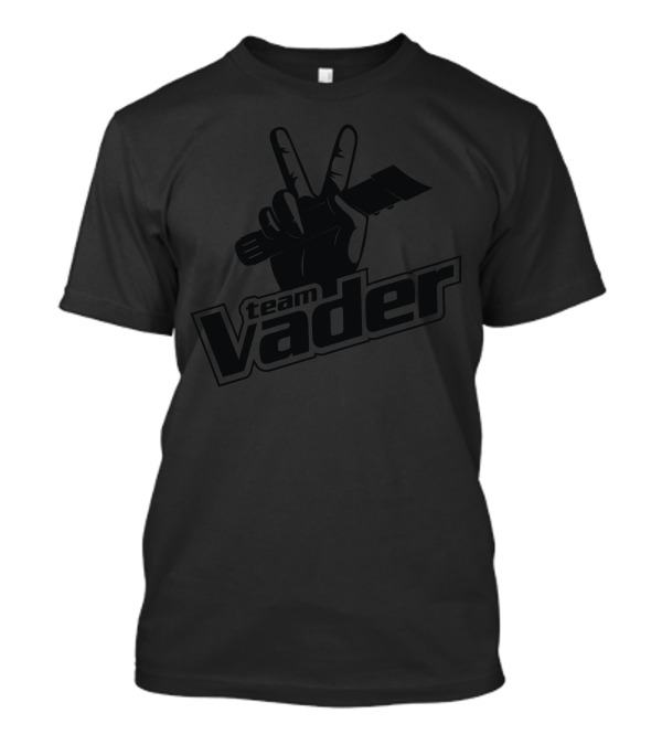 Team Vader Peace Gesture Lightsaber Fan Concept T-Shirt