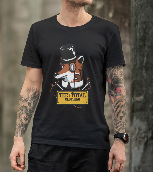 Tee Total Clothing Fox Monocle And Top Hat T-Shirt