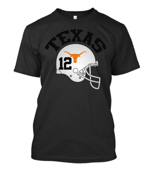 Texas Longhorns Football Helmet 12 T-Shirt