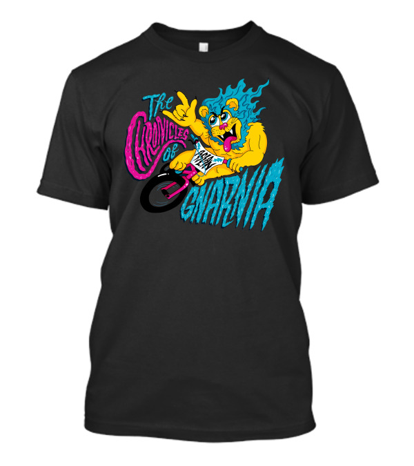 The Chronicles Of Gnarnia Lion On Bike Adventure T-Shirt