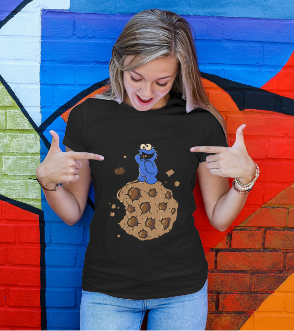 The Little Monster Cookie Character T-Shirt