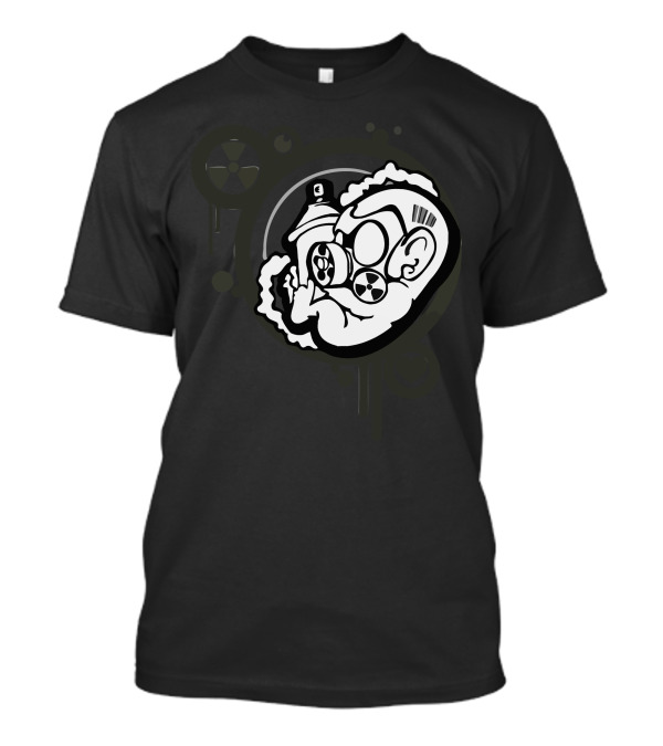The Unborn Culture Radioactive Gas Mask Spray Can Fusion T-Shirt