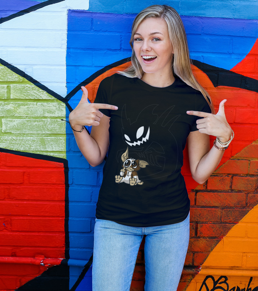 There Are Three Rules You Must Follow Gremlins Gizmo And Toothless Shadow Fusion T-Shirt