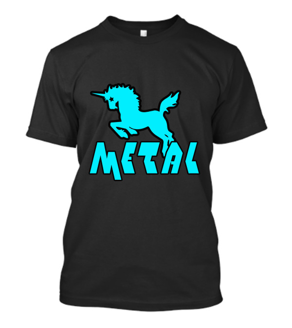 Unicorns Are Metal Star T-Shirt