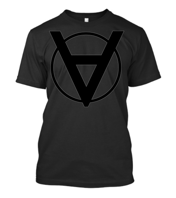 Voluntaryist Hero Symbol In Circular Emblem T-Shirt