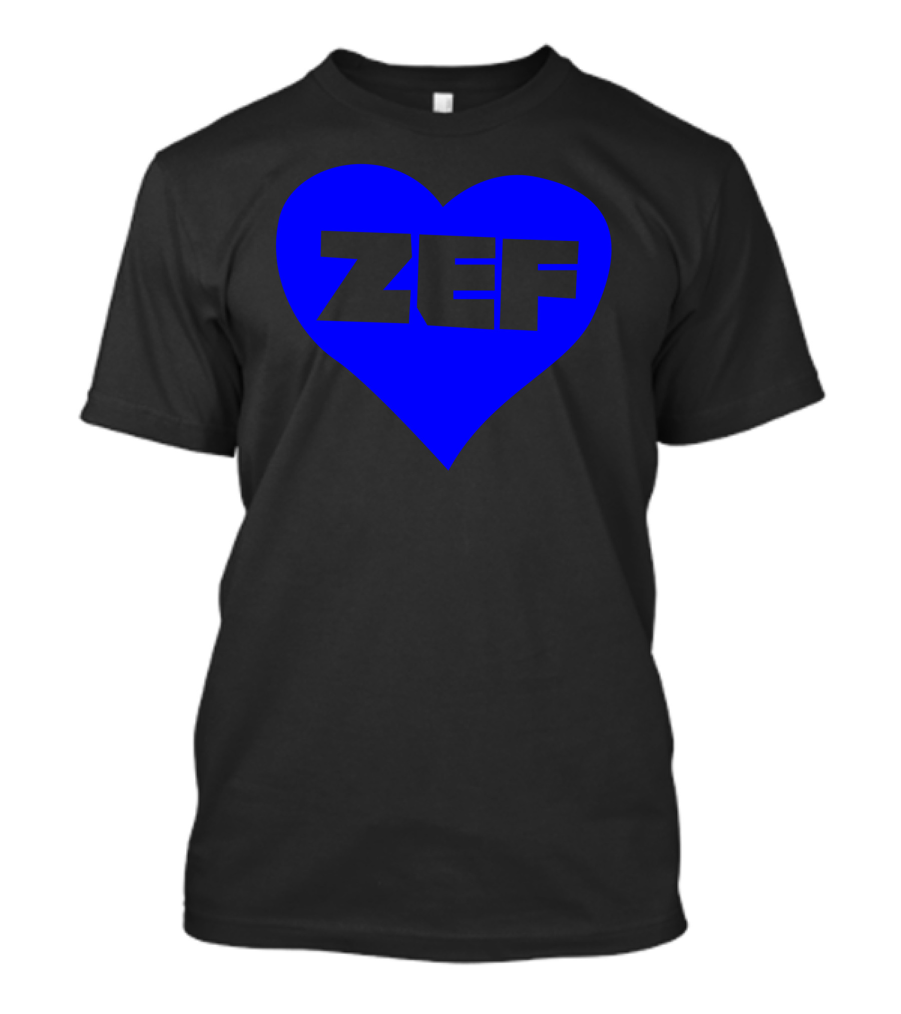Zef Heart Blue T-Shirt