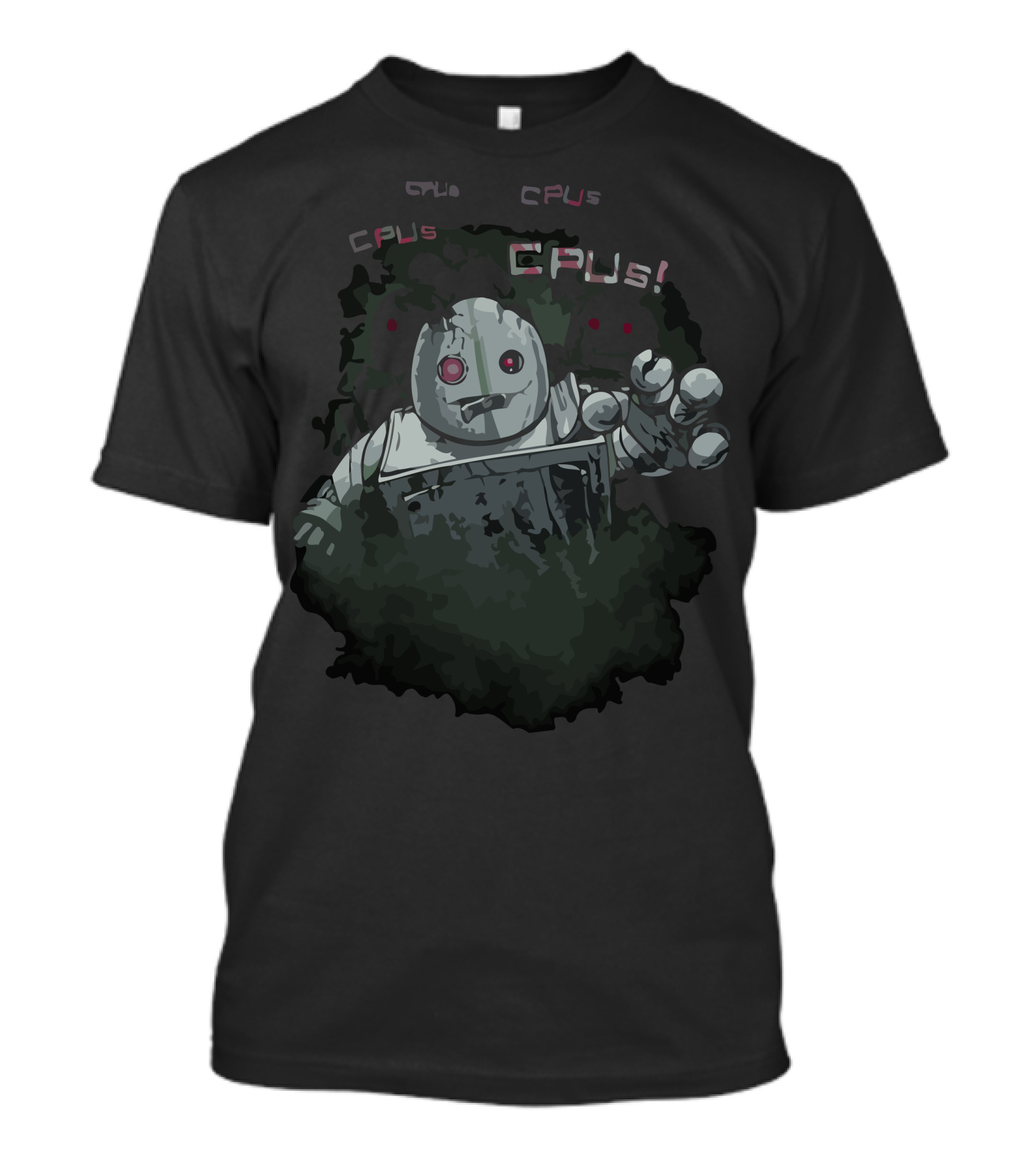 CPU Hungry Zombie Robots T-Shirt