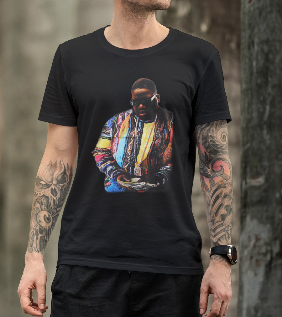 Addict X Mysterious Big Poppa Coogi Sweater Iconic T-Shirt