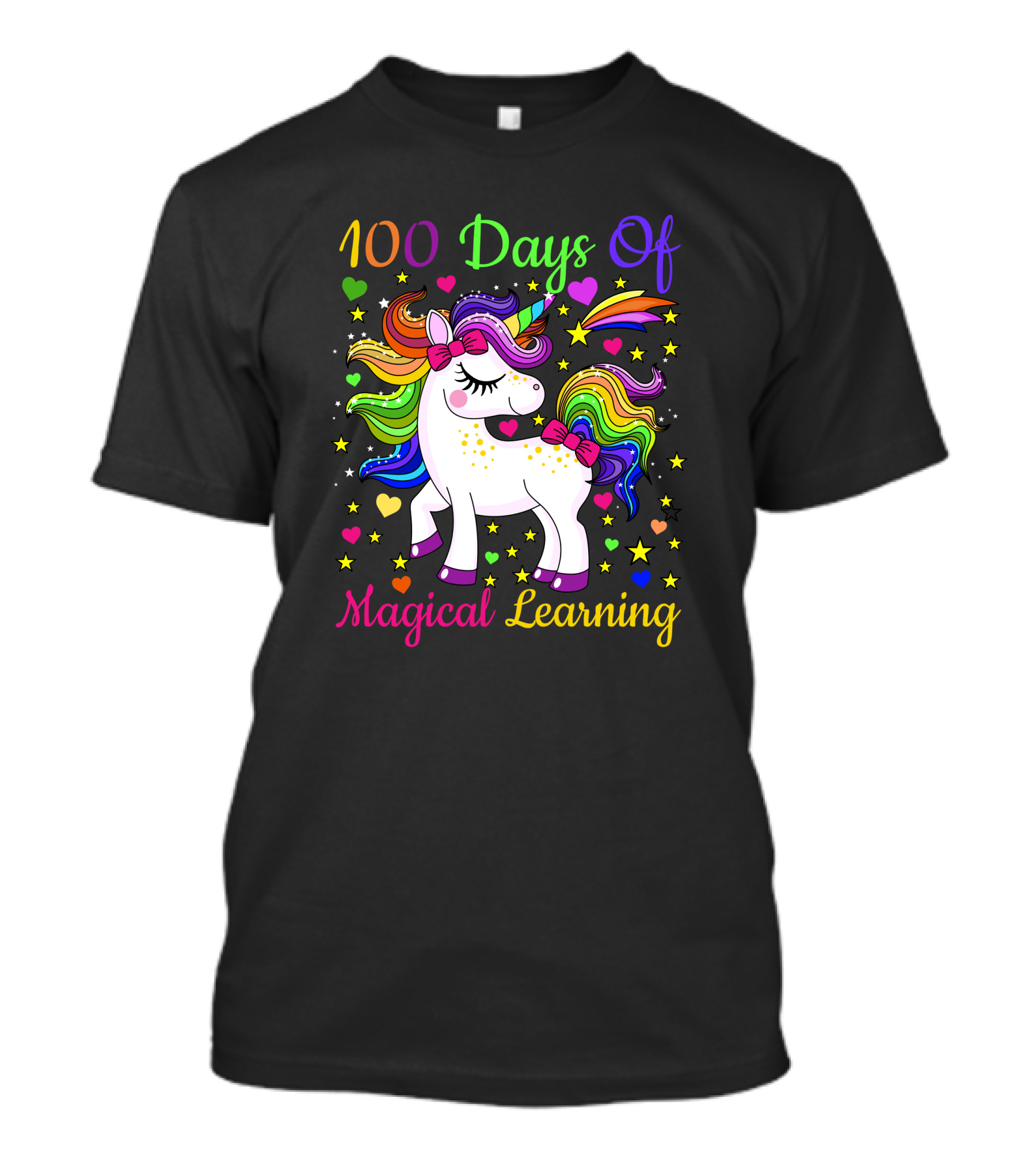 100 Days Of Magical Learning Unicorn T-Shirt