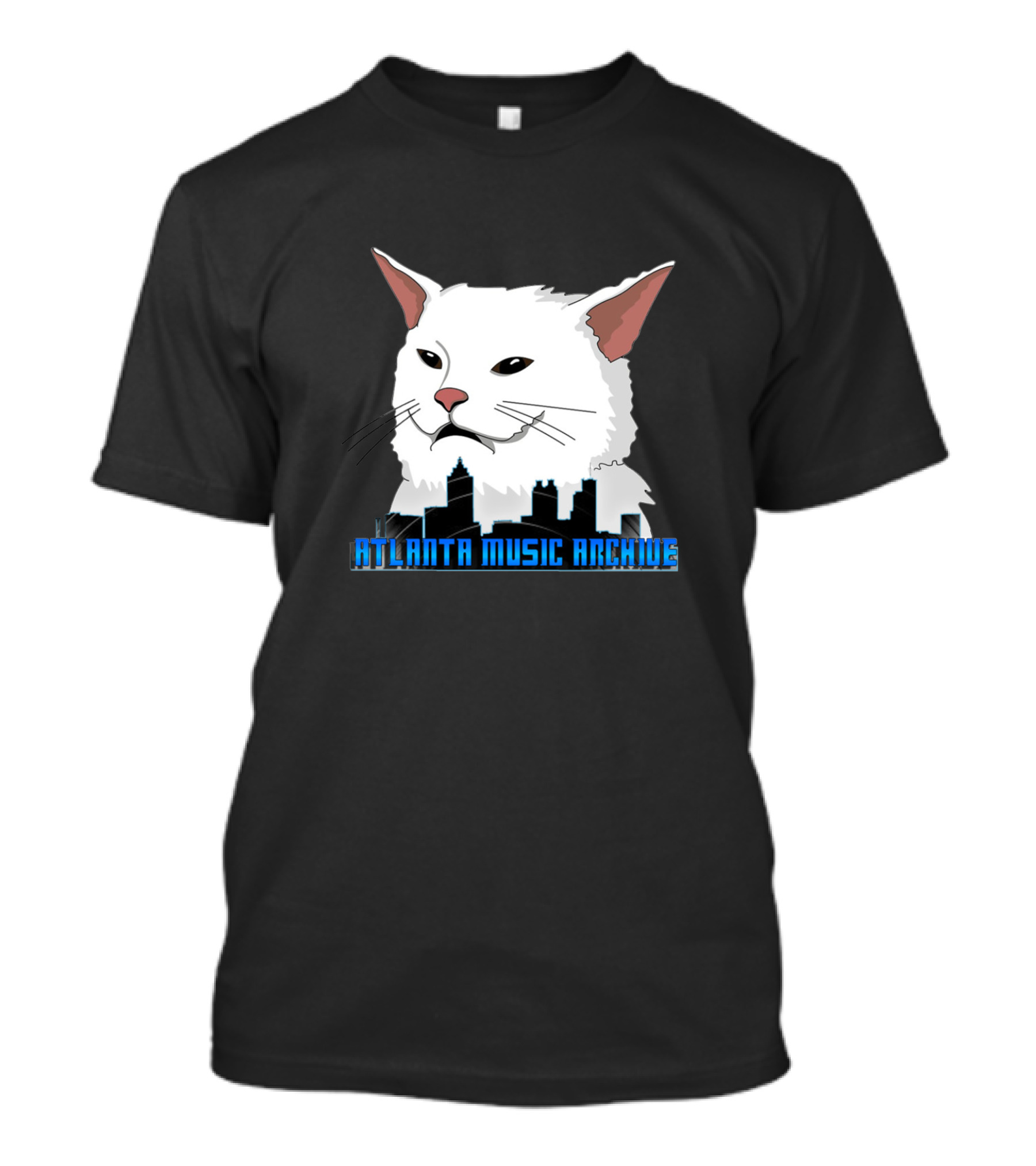 Atlanta Music Archive Cat Skyline T-Shirt
