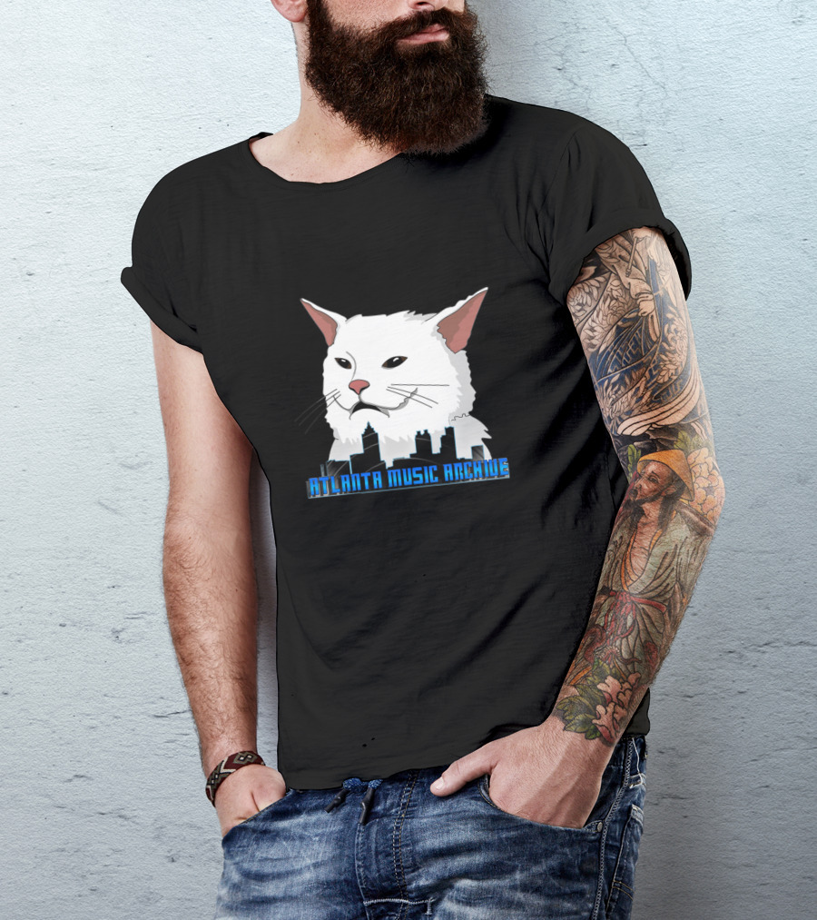 Atlanta Music Archive Cat Skyline T-Shirt