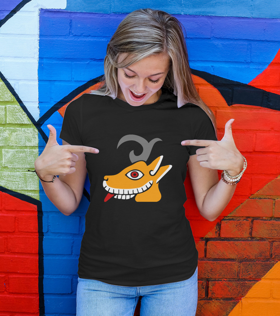 Aztec Deer Symbol In Vibrant Colors T-Shirt