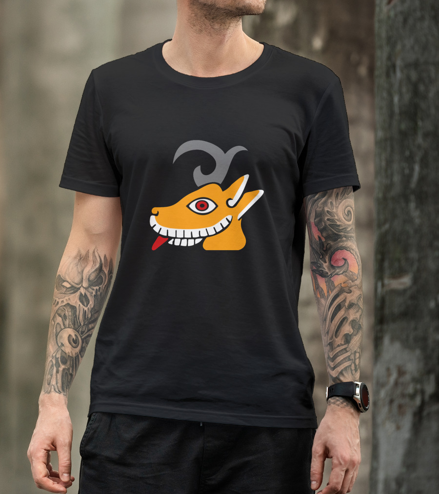 Aztec Deer Symbol In Vibrant Colors T-Shirt