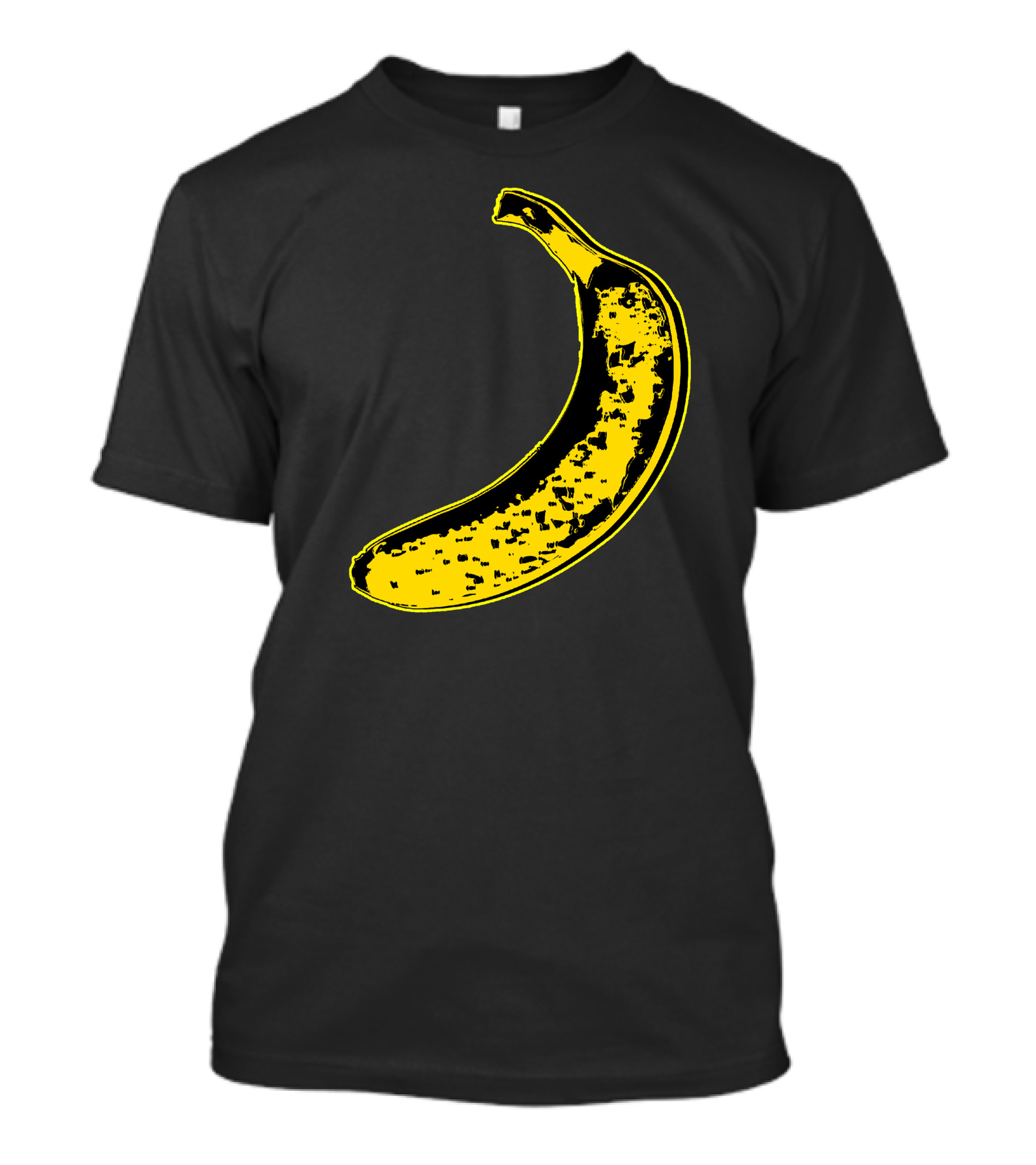 Banana Vit Pop Art Style Andy Warhol Velvet Underground Iconic Banana T-Shirt