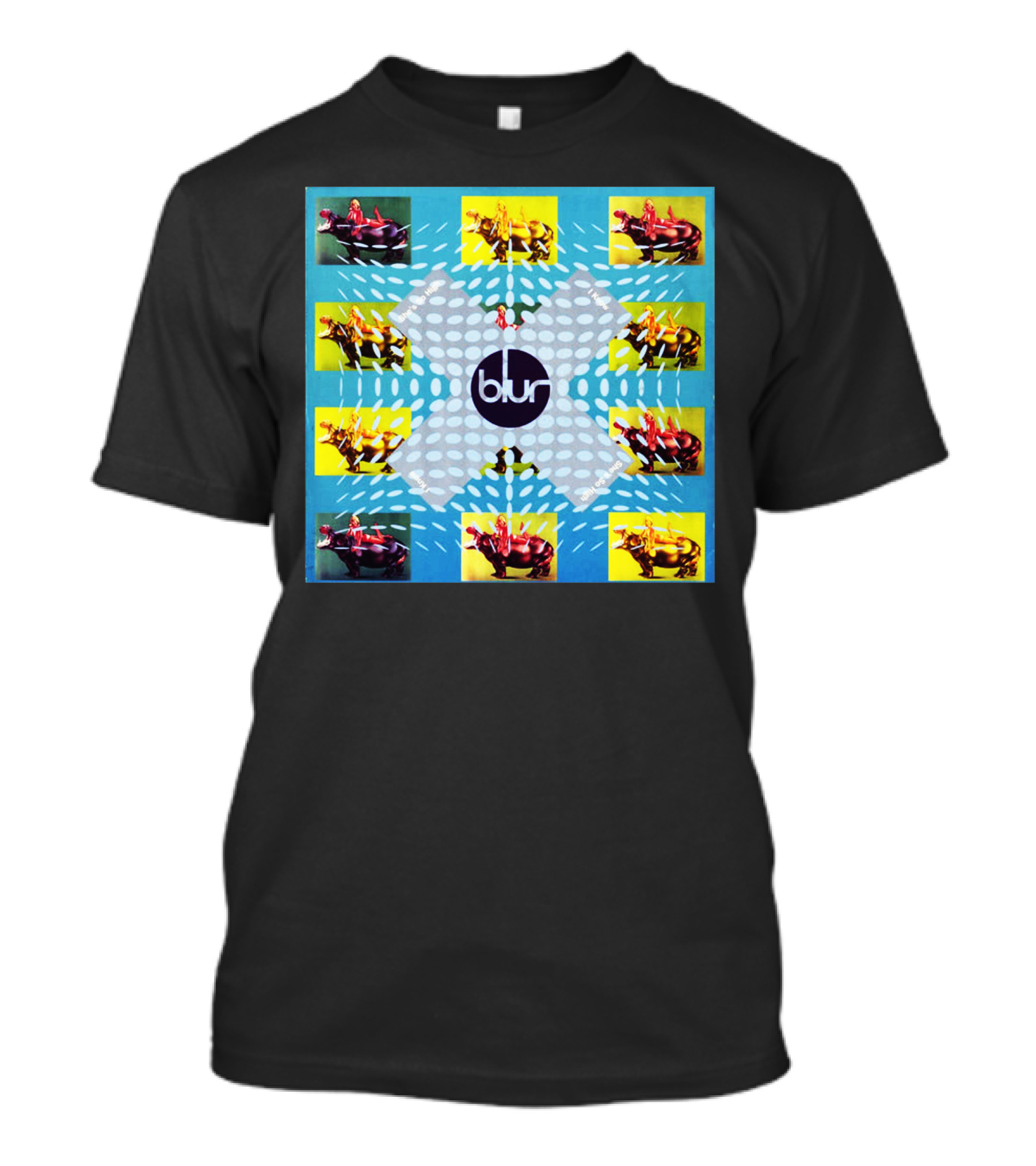 Blur She Elastica Collage T-Shirt