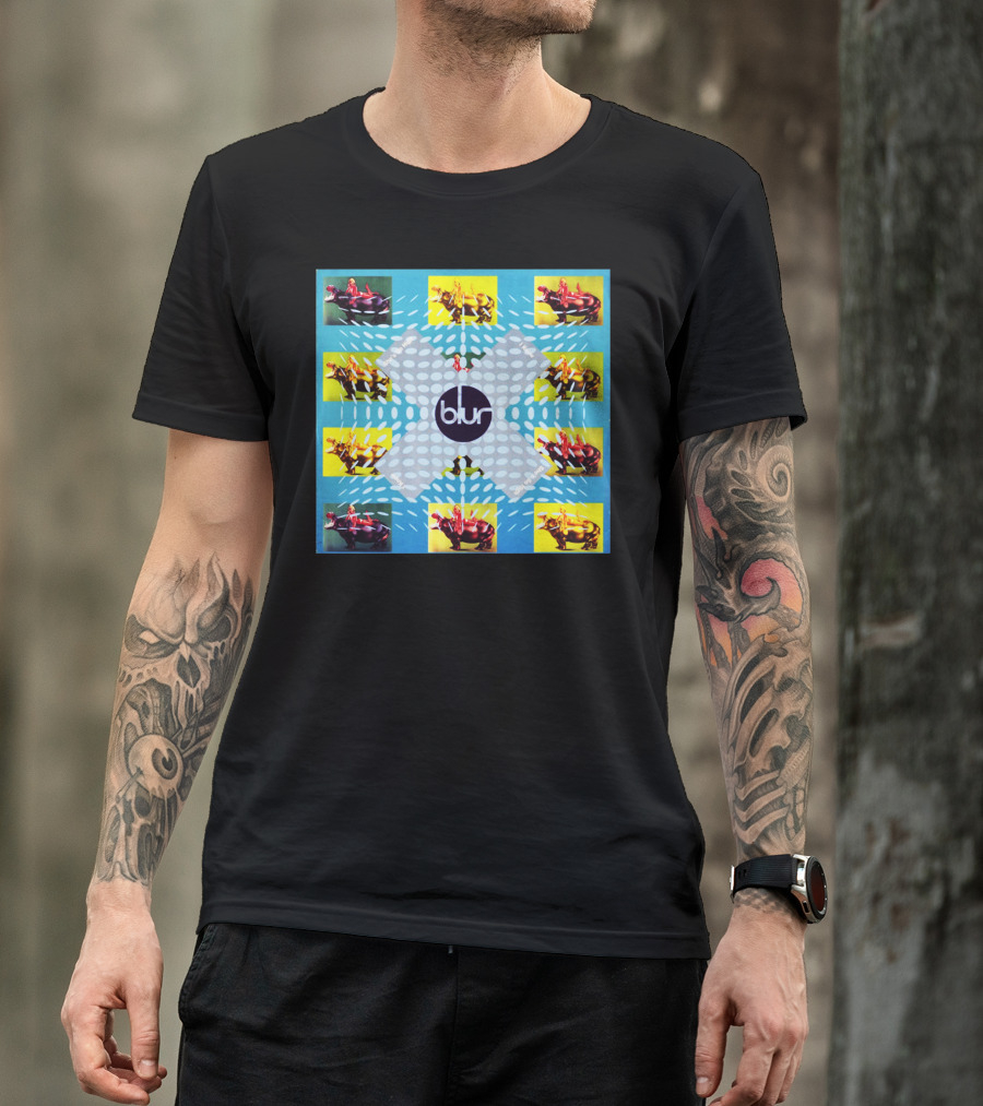 Blur She Elastica Collage T-Shirt