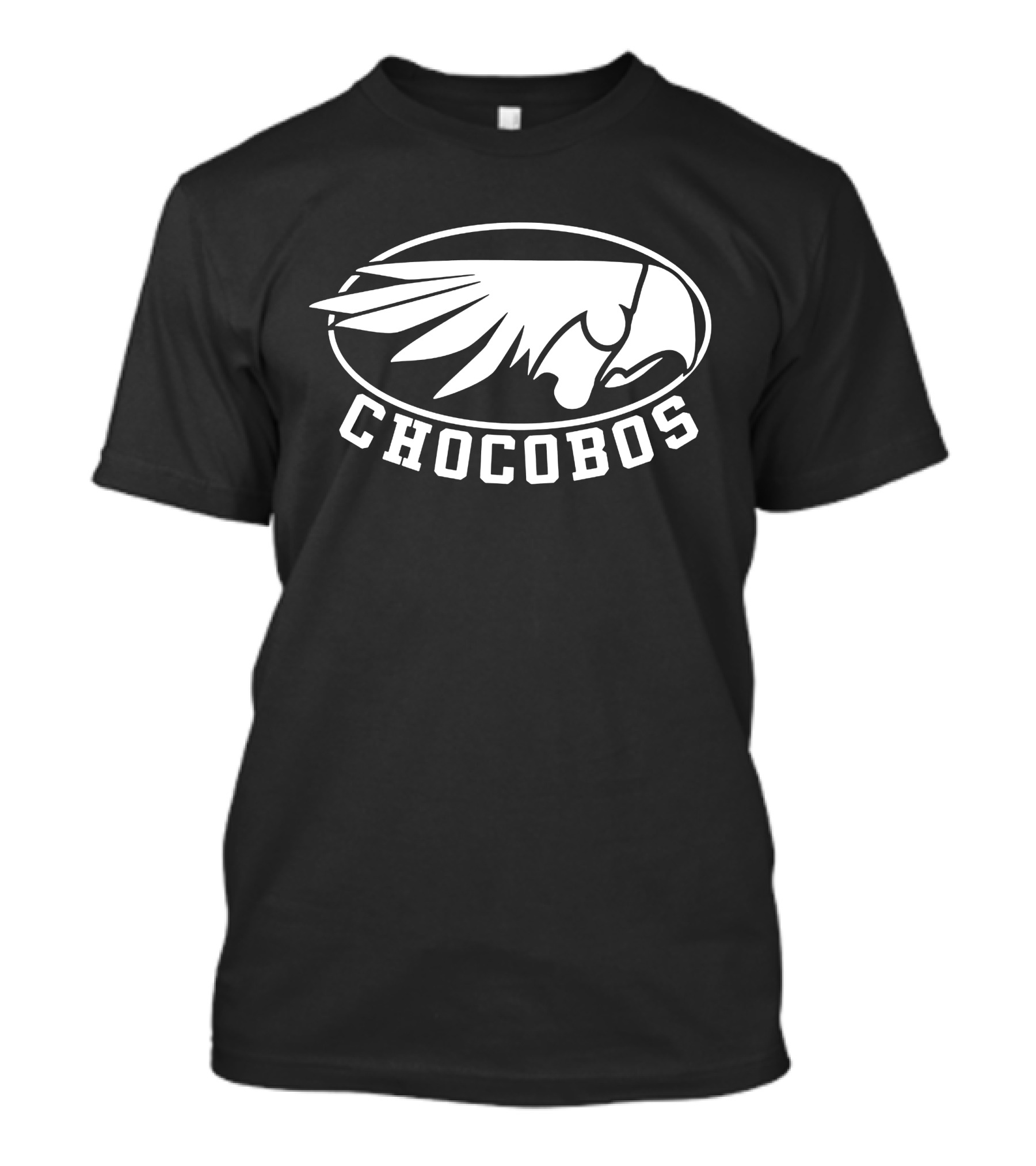 Chocobos Wing Emblem Oval T-Shirt