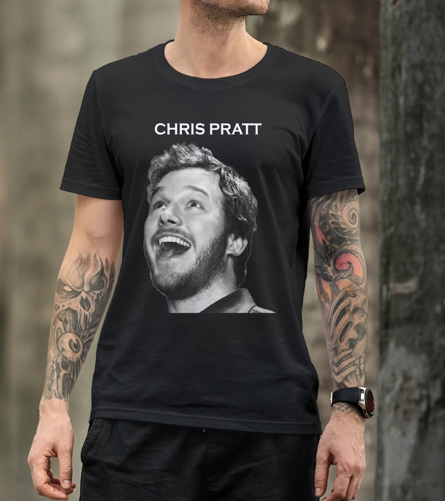 CHRIS PRATT Happy Expression T-Shirt
