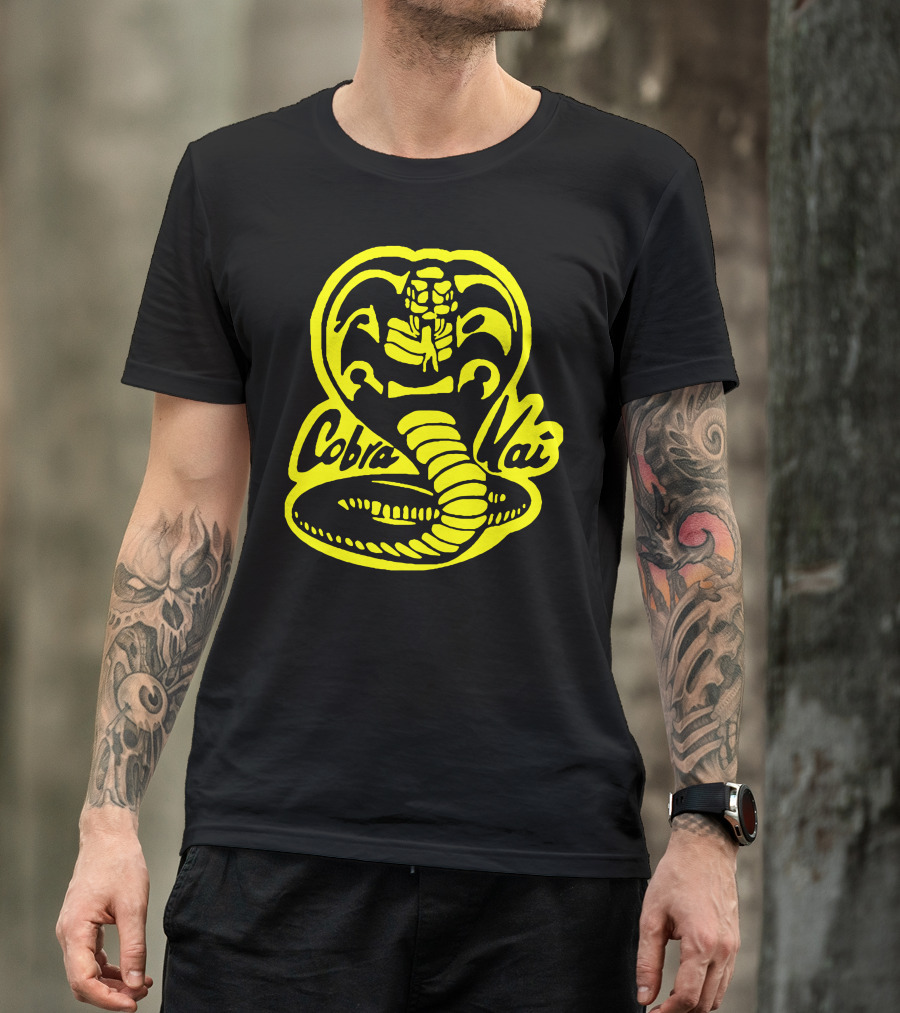 Cobra Kai Karate Yellow Snake T-Shirt