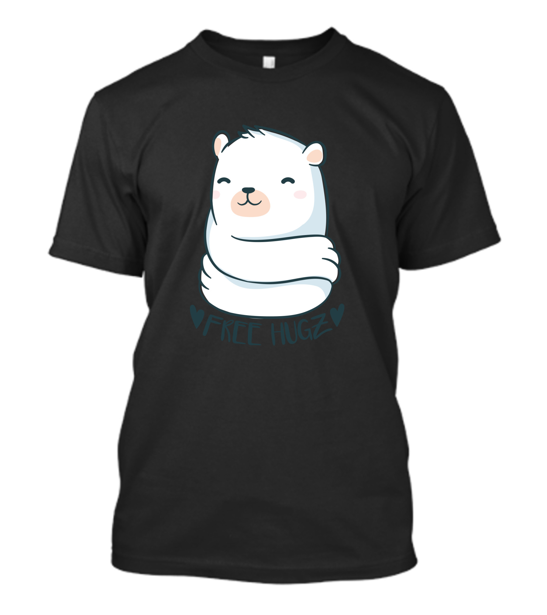 Cute Bear Free Hugz 01Hq T-Shirt