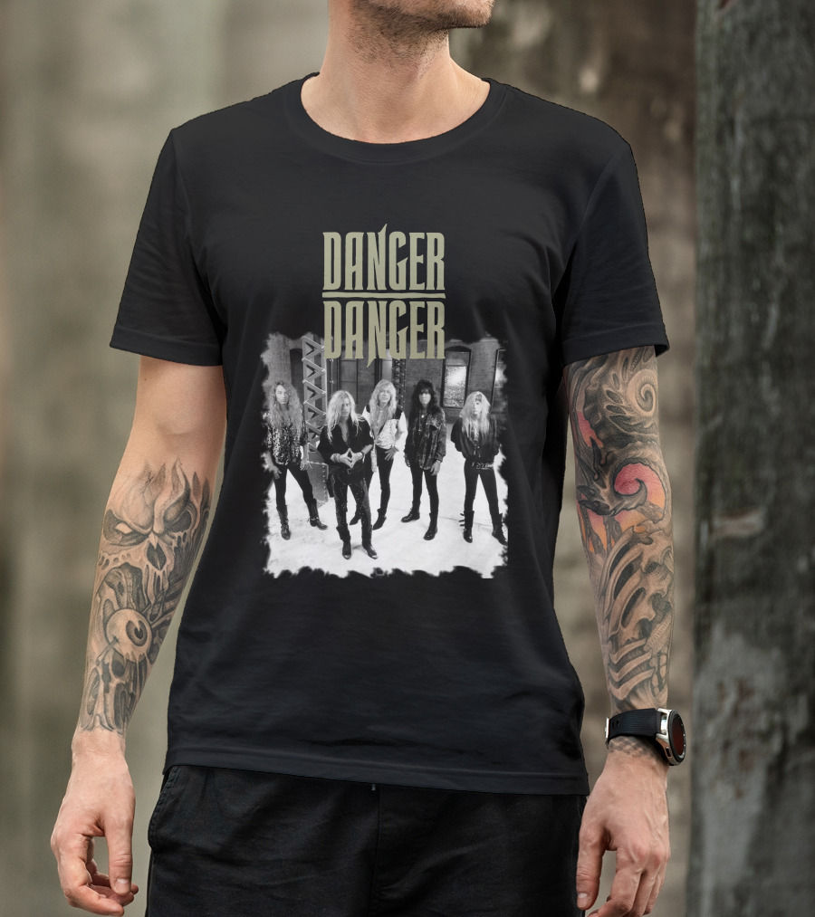 Danger Danger Band Screw It Tour 90s Rock Group Photo T-Shirt