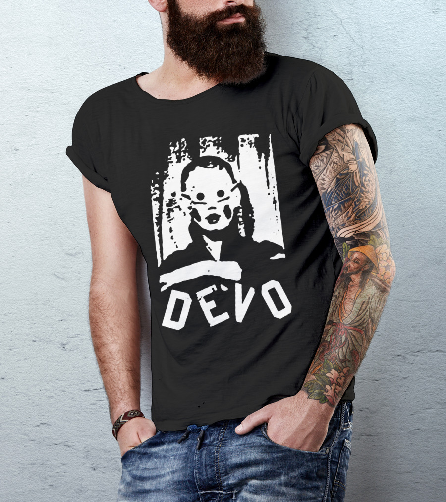 DEVO Band Iconic Stencil T-Shirt