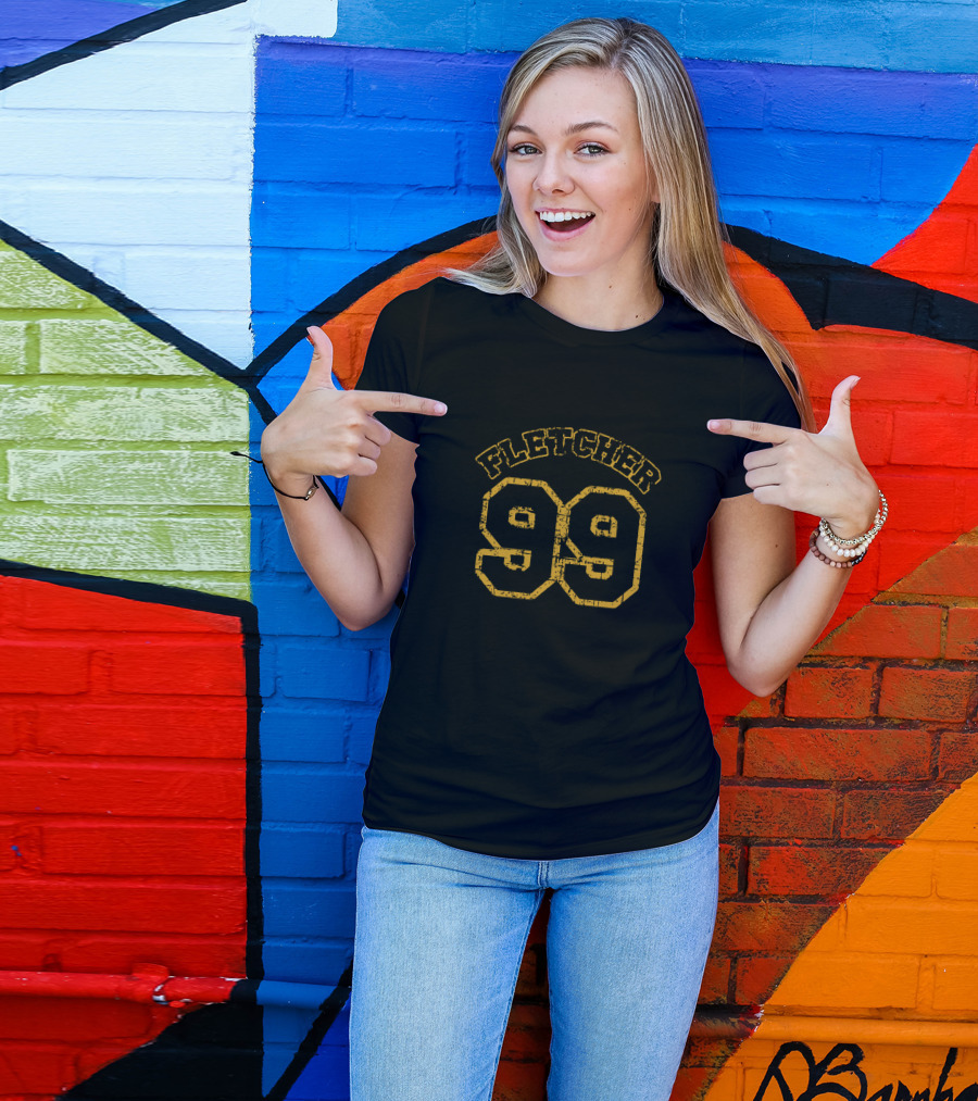Fletcher 99 Vintage Style Sports Jersey T-Shirt