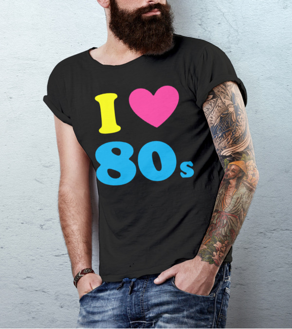 I Heart 80s Vintage T-Shirt