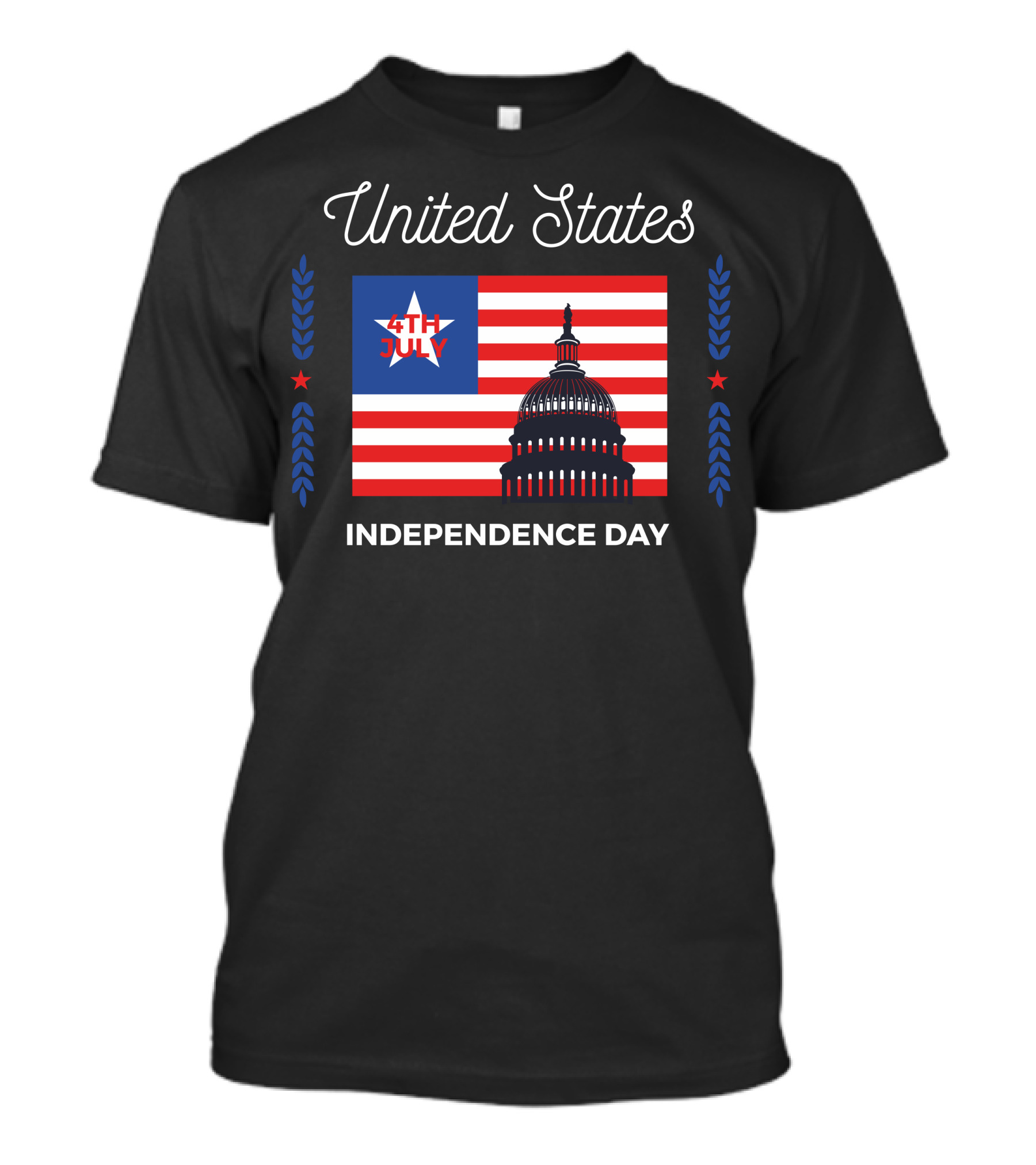 United States 4th July Independence Day Capitol T-Shirt