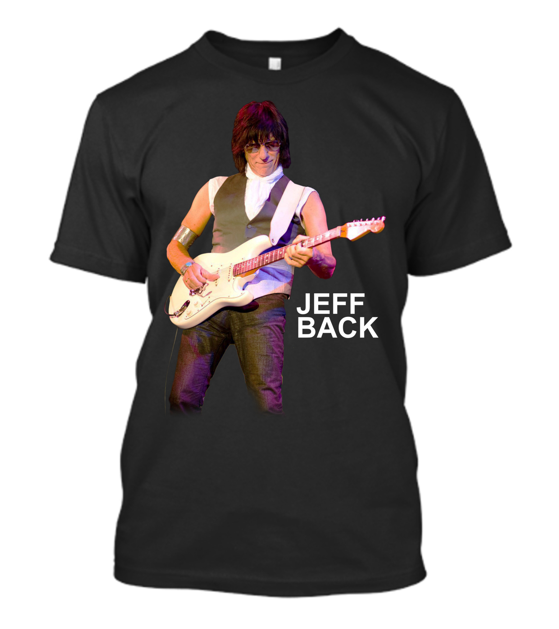 Jeff Beck Guitar God Rock Concert Performance T-Shirt