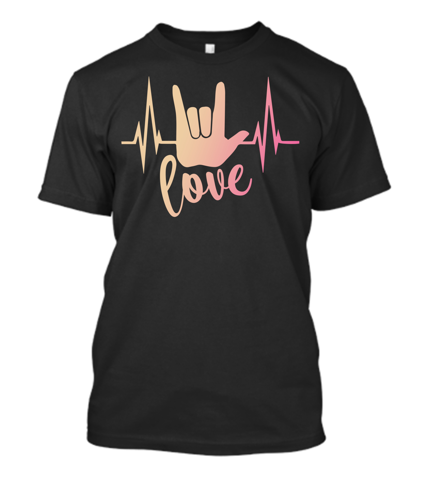 Love Heartbeat ASL Hand Sign T-Shirt