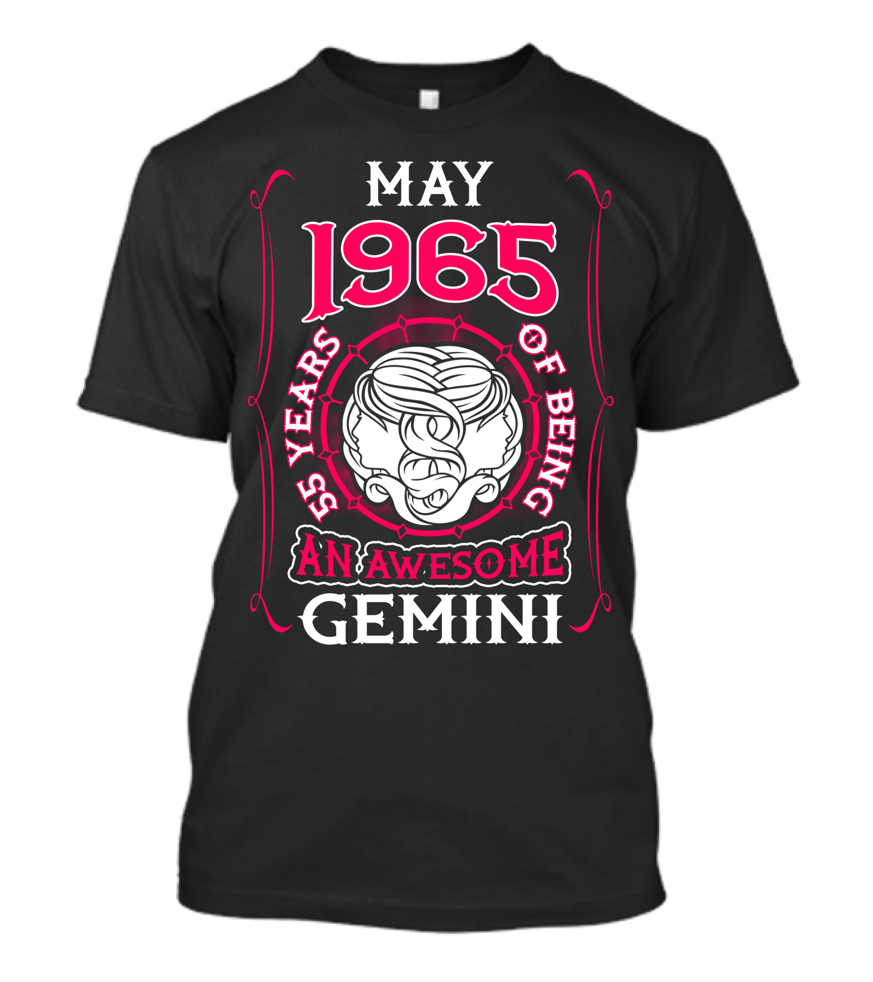 MAY 1965 55 YEARS OF BEING AN AWESOME GEMINI T-Shirt