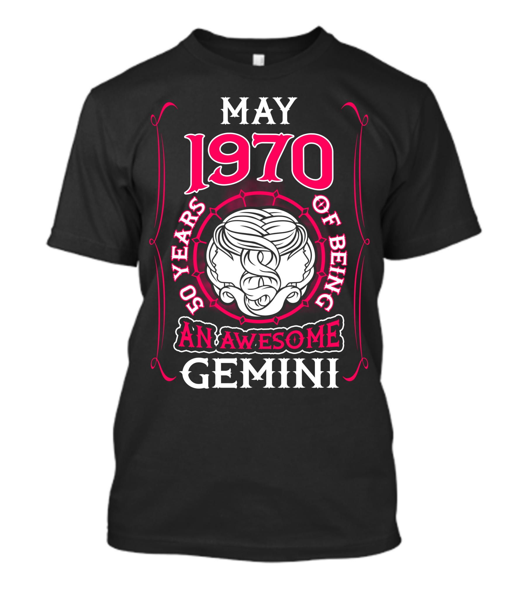 MAY 1970 50 Years Of Being An Awesome Gemini T-Shirt