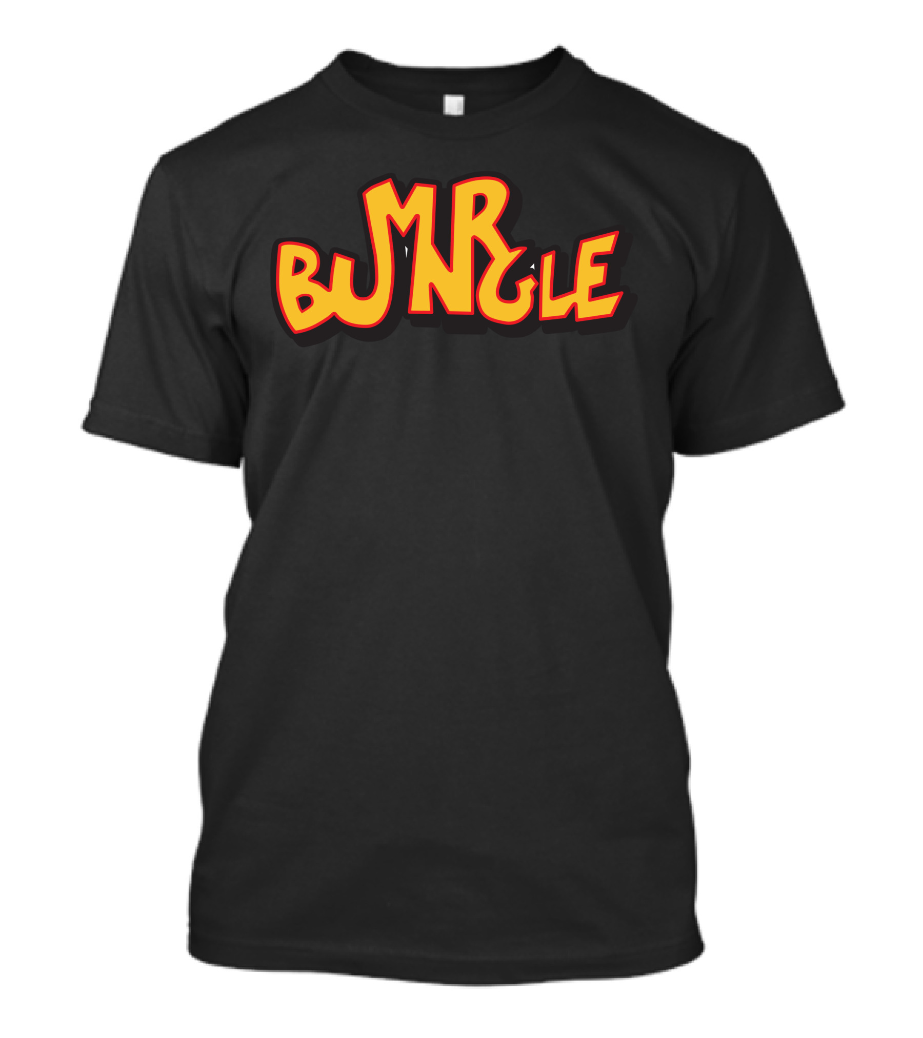 Mr Bungle Text In Bold Orange T-Shirt