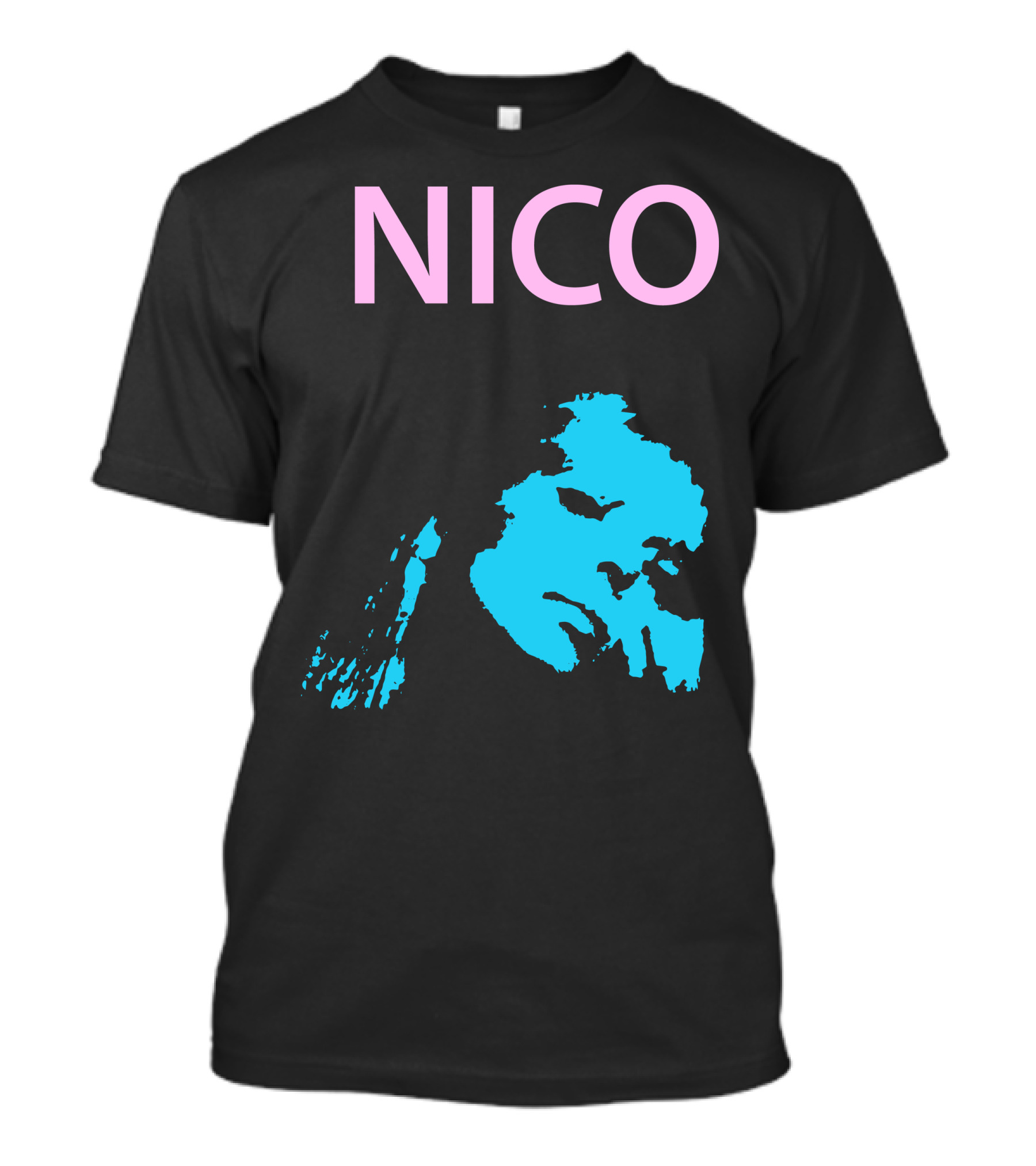 Nico Blue Silhouette T-Shirt