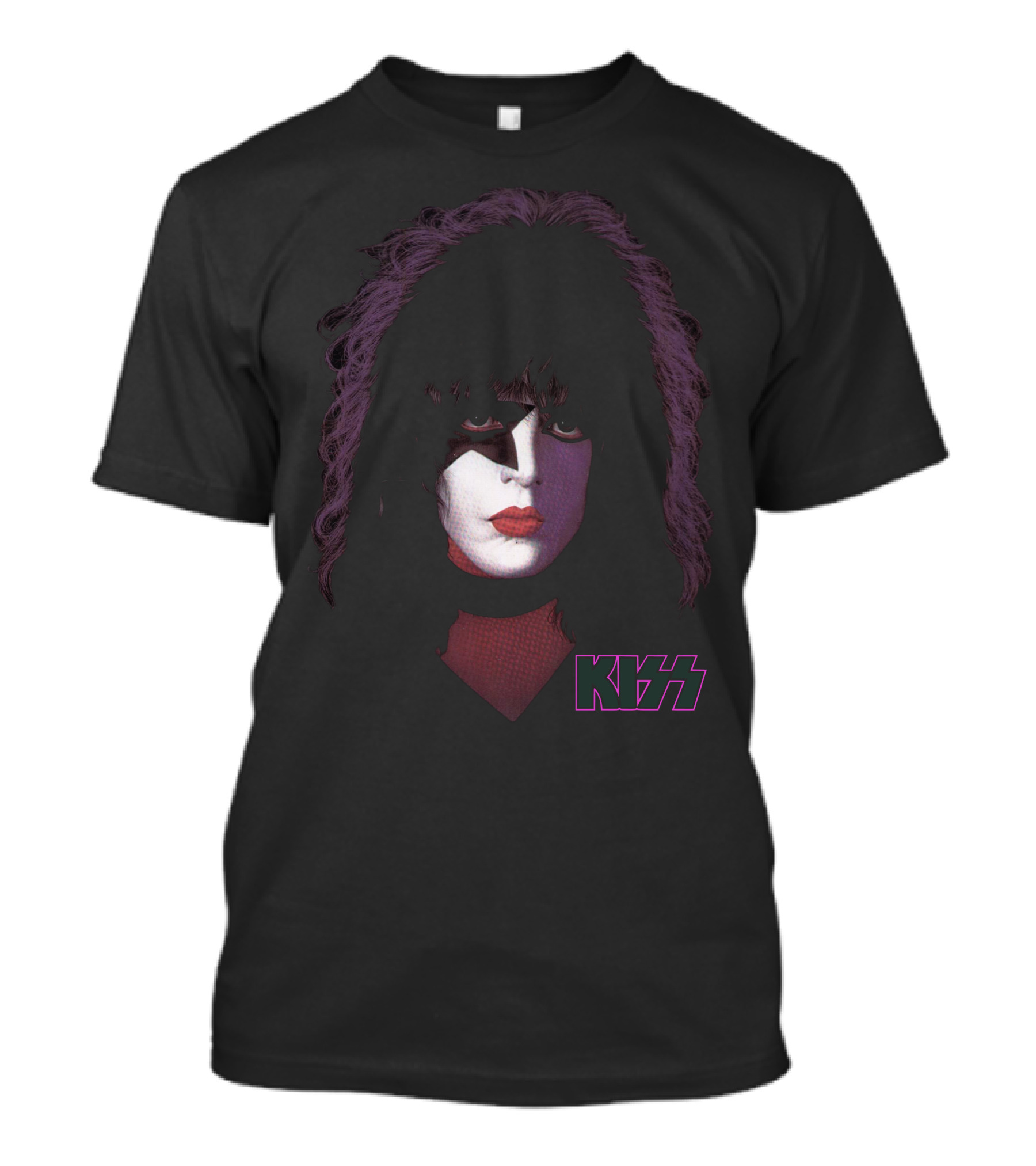 Paul Stanley KISS Band Member Rock Icon Makeup T-Shirt