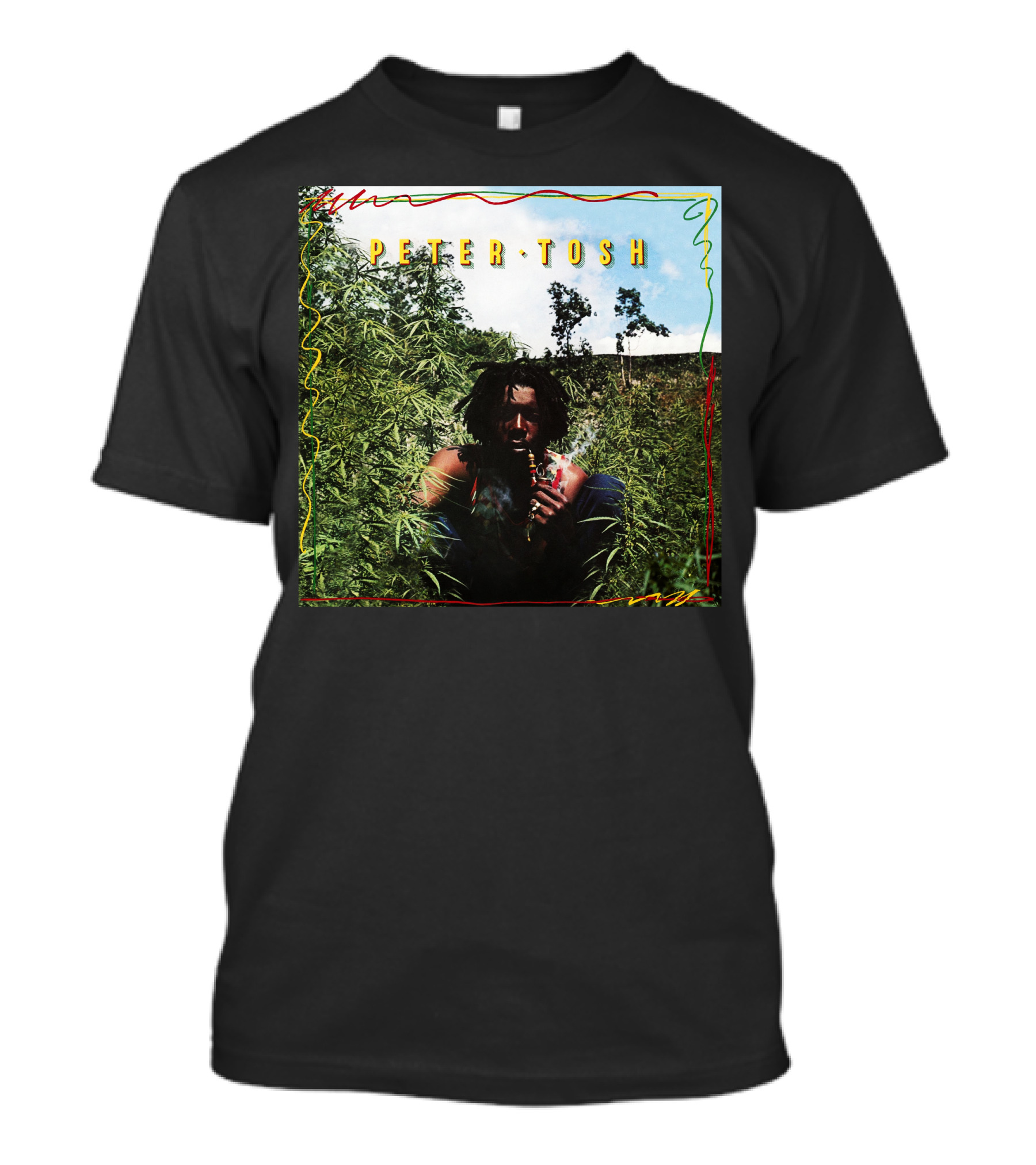 Peter Tosh Legalize It Album Cover Marijuana Reggae T-Shirt