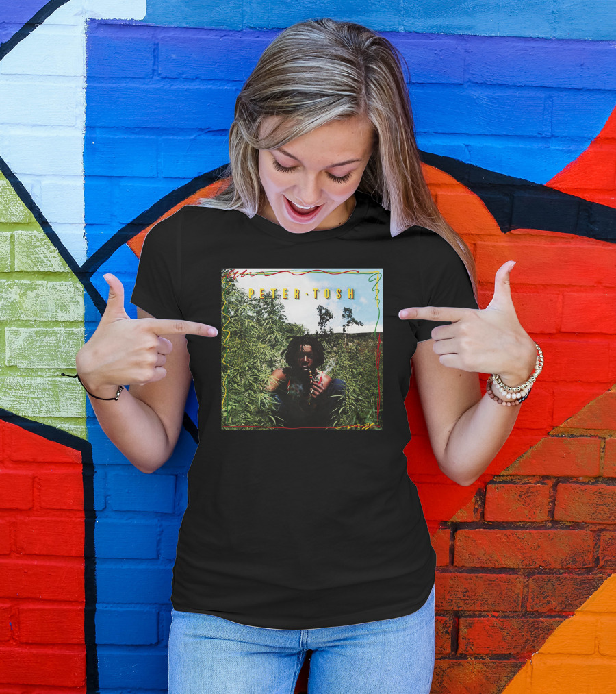 Peter Tosh Legalize It Album Cover Marijuana Reggae T-Shirt