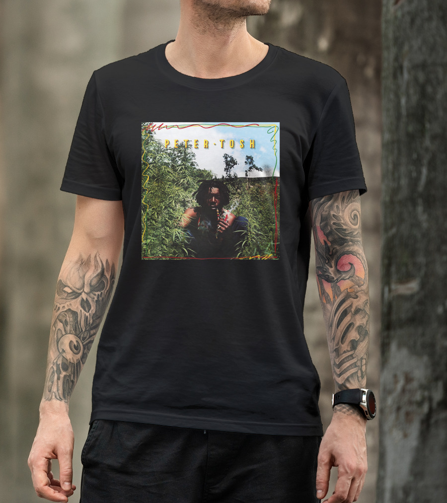 Peter Tosh Legalize It Album Cover Marijuana Reggae T-Shirt
