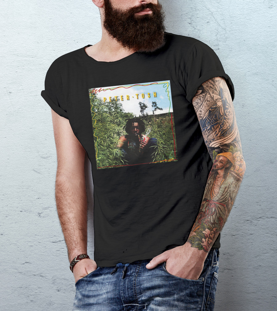 Peter Tosh Legalize It Album Cover Marijuana Reggae T-Shirt